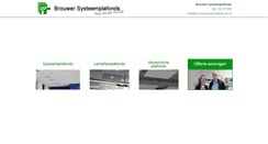 Desktop Screenshot of brouwersysteemplafonds.nl