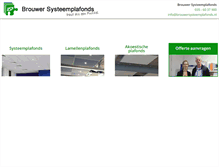 Tablet Screenshot of brouwersysteemplafonds.nl